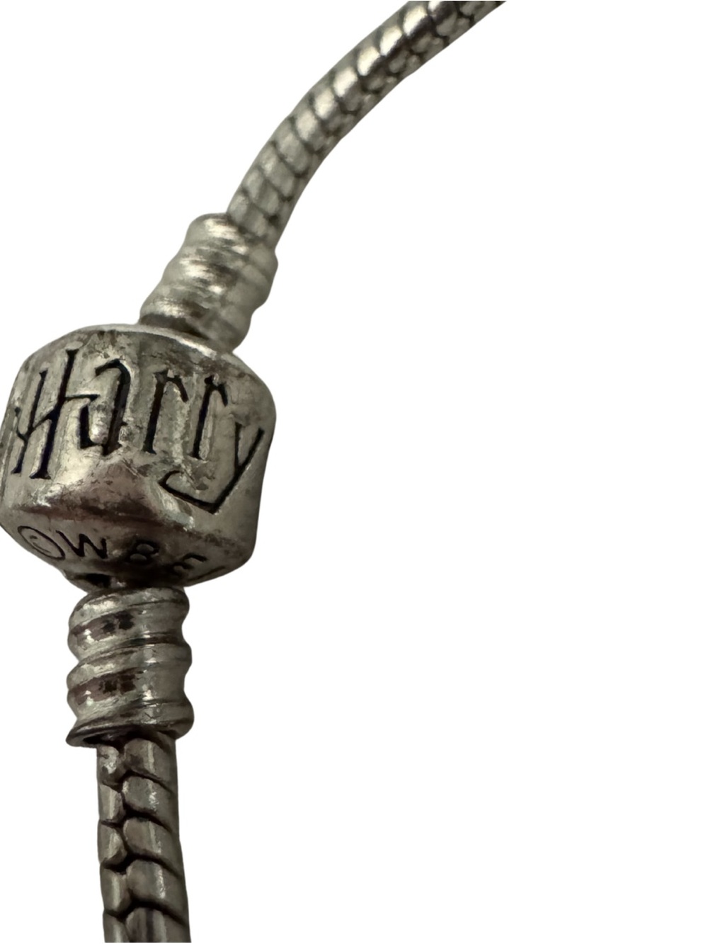 Harry Potter Deathly Hallows Charm Bracelet Silver Collectible Wizarding World - Picture 2 of 7